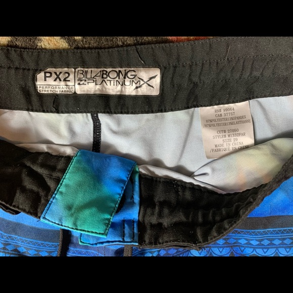 Sz 29-30 Platinum Billabong Board Swim Surf Shorts - Picture 4 of 10